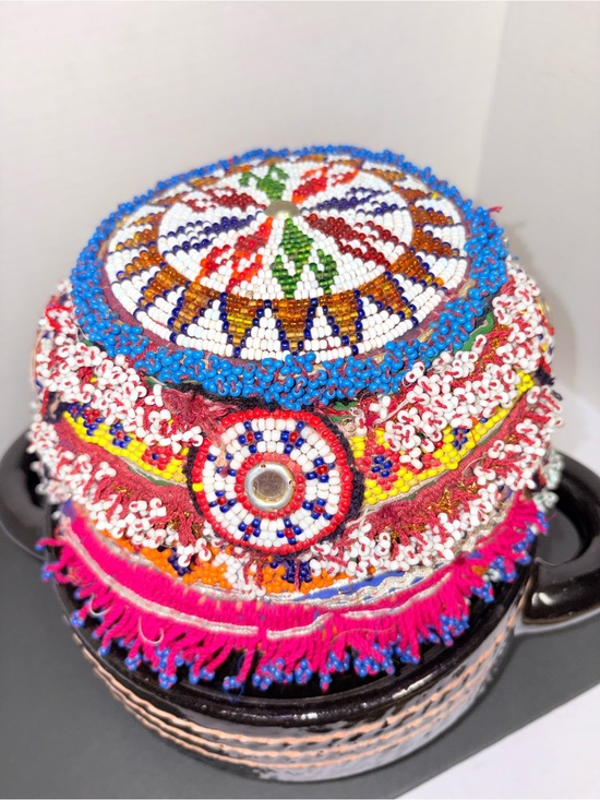Vintage Hmong Beaded Hat main image 12